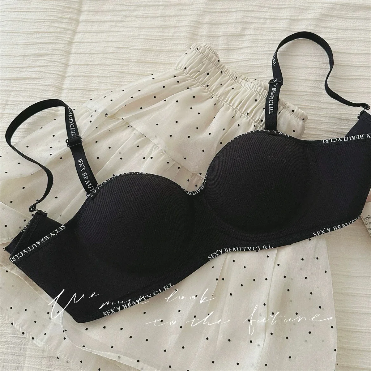 حمالة صدر BANERDANNI بدون خياطة لـ Petite - خفيفة الوزن ومريحة للغاية، ملابس داخلية عصرية لعام 2025، رغبة نقية، للنساء المراهقات/الشباب #3