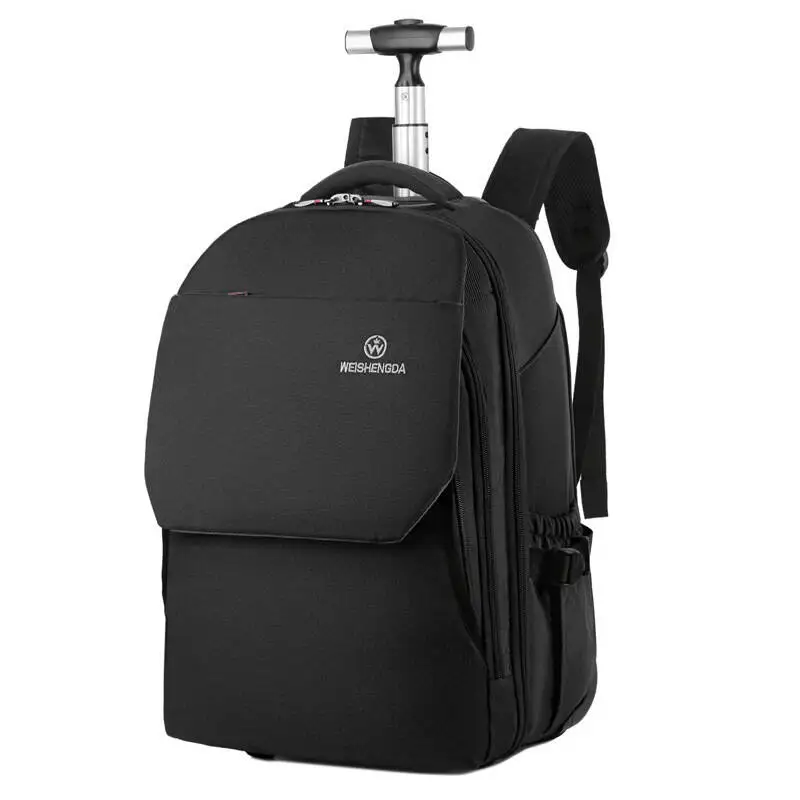 Travel Rolling Luggage Backpack Women Carry On Hand Luggage Trolley Bag Travel Trolley Backpack Bags On Wheels Trolley Suitcase