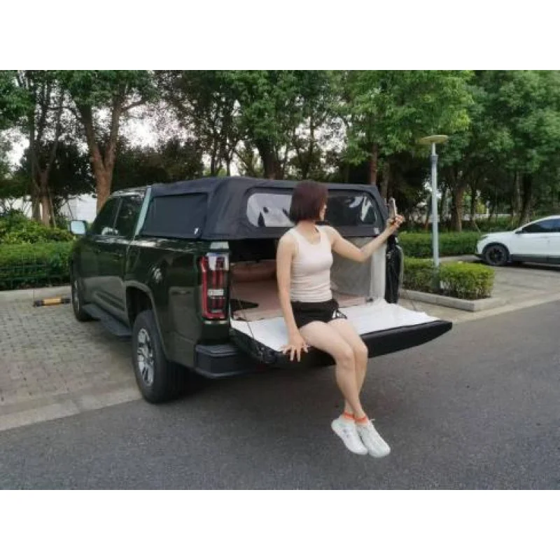 Universal Detachable Soft Truck Bed Cover Dustproof Heat Insulation Storage Protector Fit Sierra Pickup