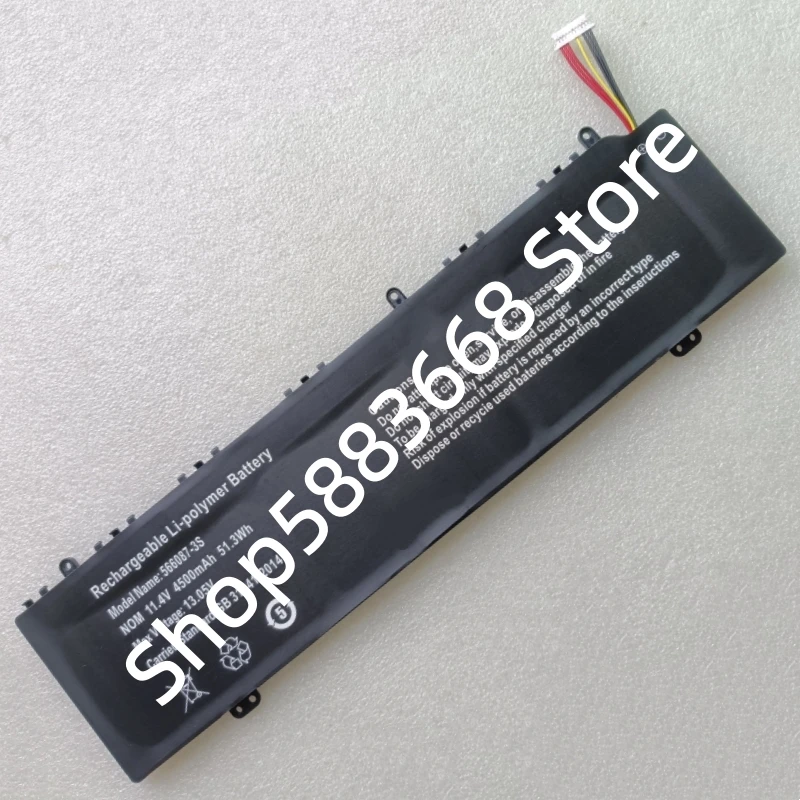 New 566087-3S ZL-566087-3S 11.4V 51.3Wh 4500mAh 10-pin 7-wire Laptop Battery For Beshtau LT1502 LT1502RU001 15.6in Notebook