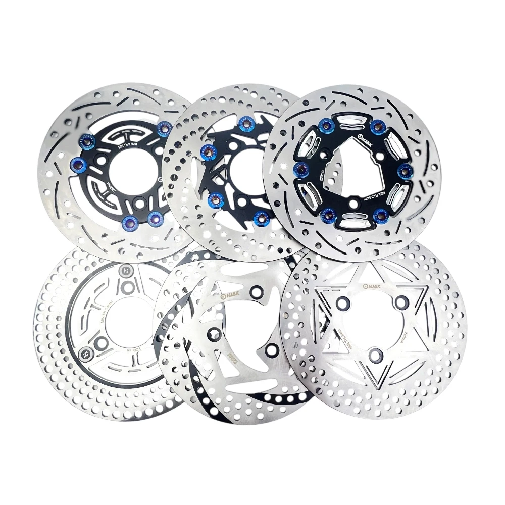 

Motorcycle 220mm Brake Disc Floating Disk UniversalRotor Brake Caliper 3 Hole Front Rear Wheel For Yamaha Honda Suzuki surron