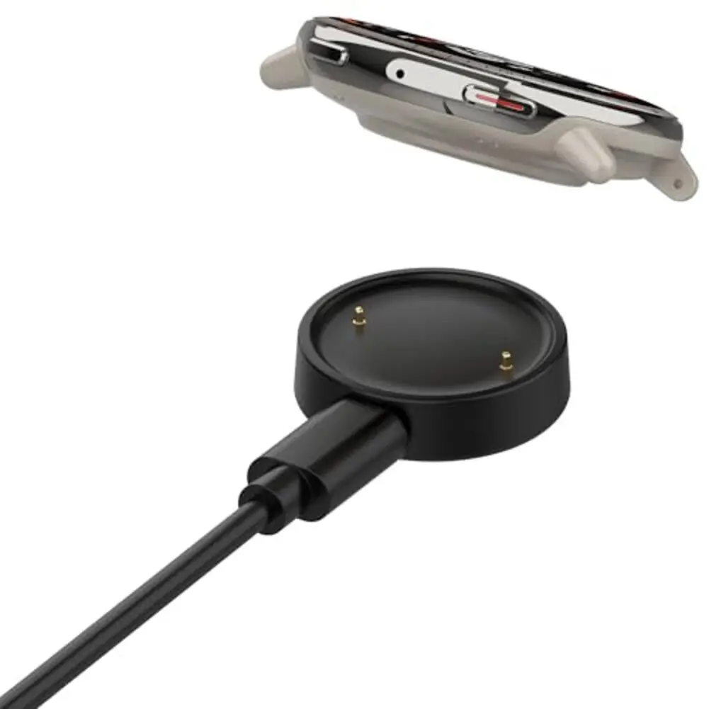 Nova base de carregamento para amazfit bip6/para active2 relógios inteligentes adaptador carregador magnético cabo 100cm com cordão acessórios