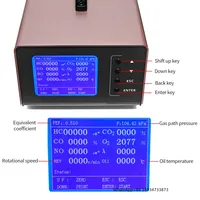 MQW-511 Automotive Exhaust Gas Analyzers Comply with International Standards ISO 3930 or OIML R99 Level 1 Accuracy