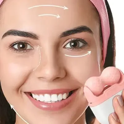 2 In 1 Ice Roller Für Gesicht Auge Schmerzen Relief Gesichts Kalt Massage Roller Hautpflege Schmerzen Relief Make-Up Pflege Werkzeug