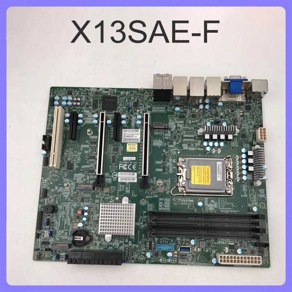 12th Generation Core i9 i7 i5 i3 Single Socket LGA-1700 for Supermicro Workstation Motherboard X13SAE-F