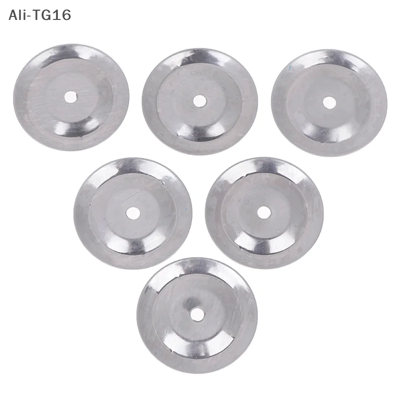 50 قطعة جرس الدف الدائري جلجل جرس الحديد ل Handbell الكنيسة طبل كمين الدف حلقة جلجل تأثير #2