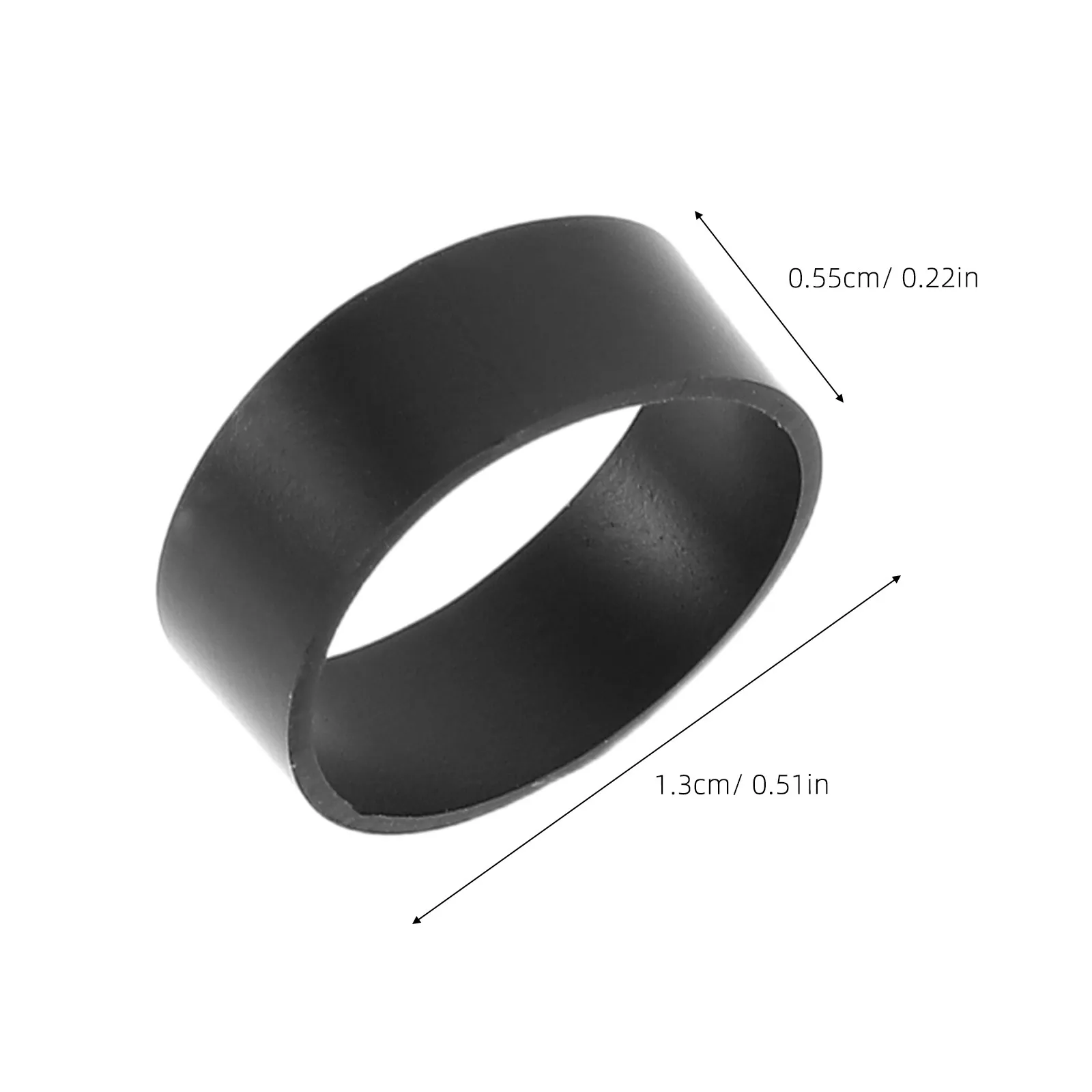 500Pcs Silicone Cable Ties 12x4mm Heavy Duty Flat Elastic Rubber Bands for Tangle-Free Cable Organization Home School Office