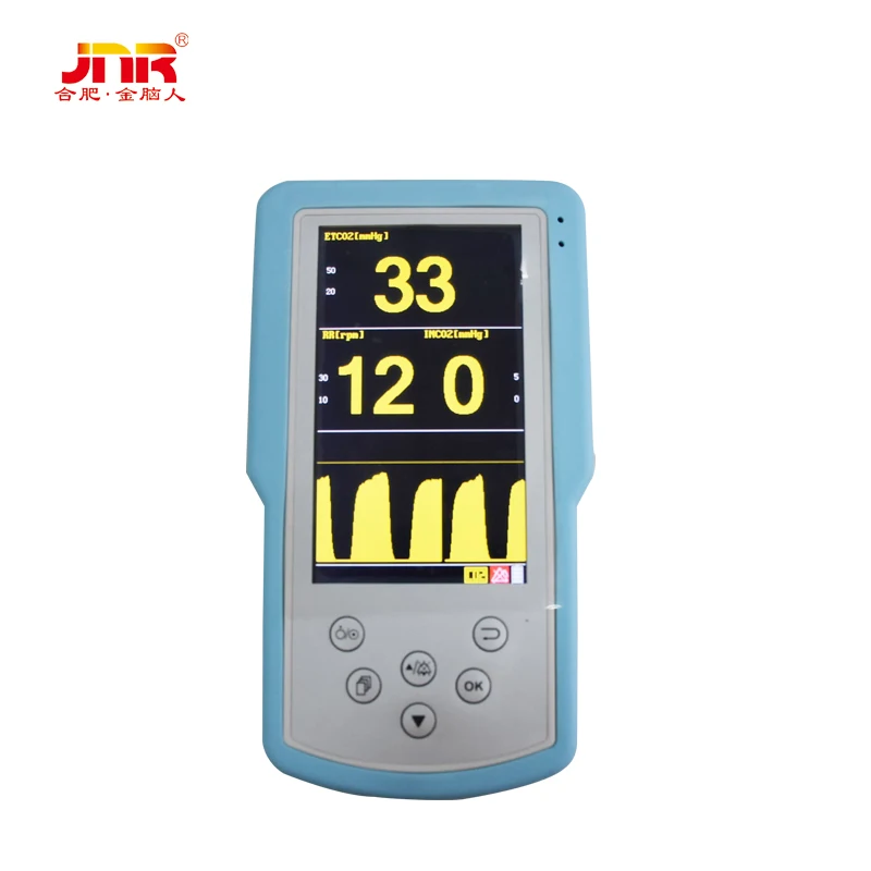 Veterinary ETCO2 multi-parameter monitor monitoring vital sign monitor RR.INSPO,PR, Temp. ETCO2 ,INCO2