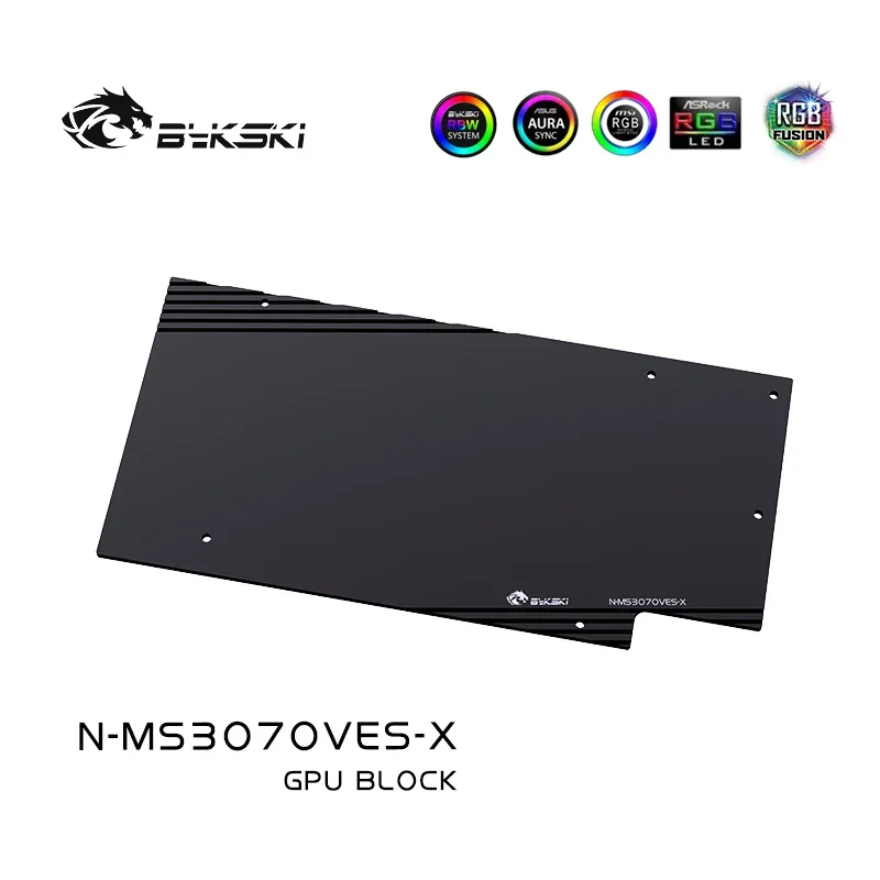 Bykski製GPU水冷ブロック MSI RTX 3070 VENTU 3X 8G OC/RTX3070/3060ti