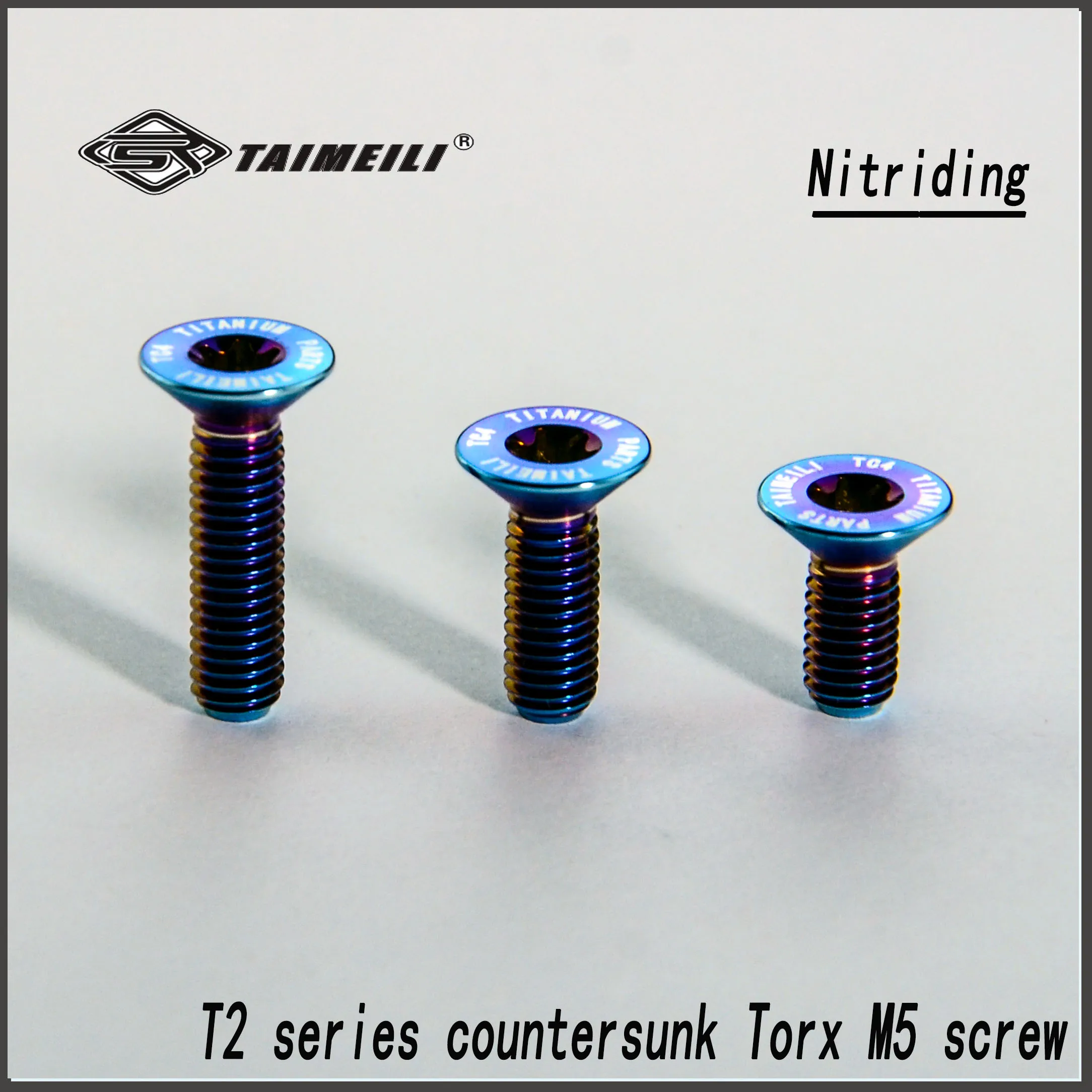 TAIMEILI 1 Stück Titanschraube mit Senkkopf, T2-Serie, Torx, M5x12-35mm, Lenkradmodifikation, 1 Stück – Detail 6