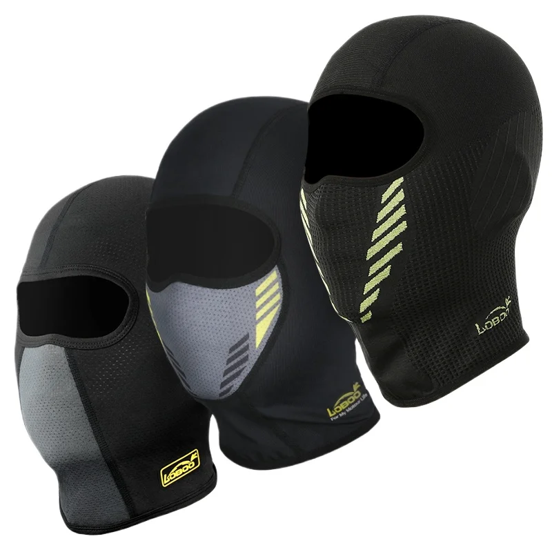 

Motorcycle riding headgear summer ice silk sunscreen mask helmet liner helmet cover