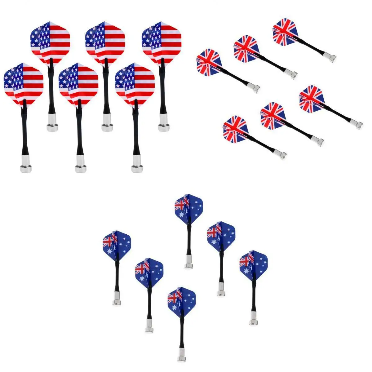 

Ultra Darts with Hard Plastic Flights 18 Pieces for Dartboard Party Game Supplies