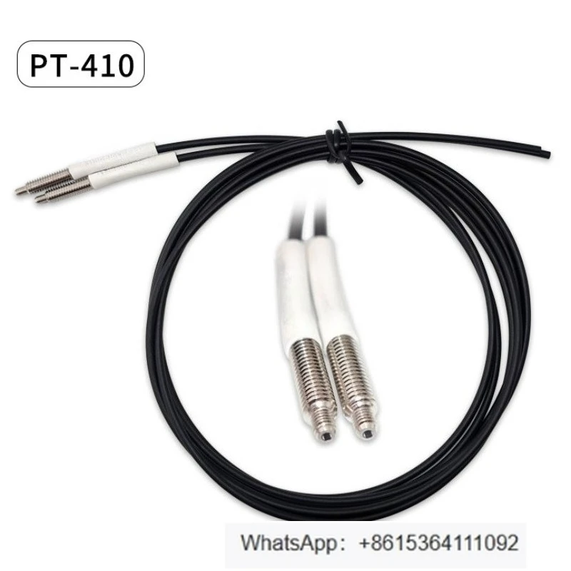 

Датчик-усилитель с оптоволоконным кабелем и резьбой M4, типы PT-410, PT-420