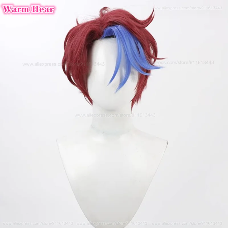 Game ES Nice Arneb Thunder Synthetic Unisex 30cm Mixed Color Cosplay Anime Wig Nice Heat Resistant Hair Halloween Party Wigs