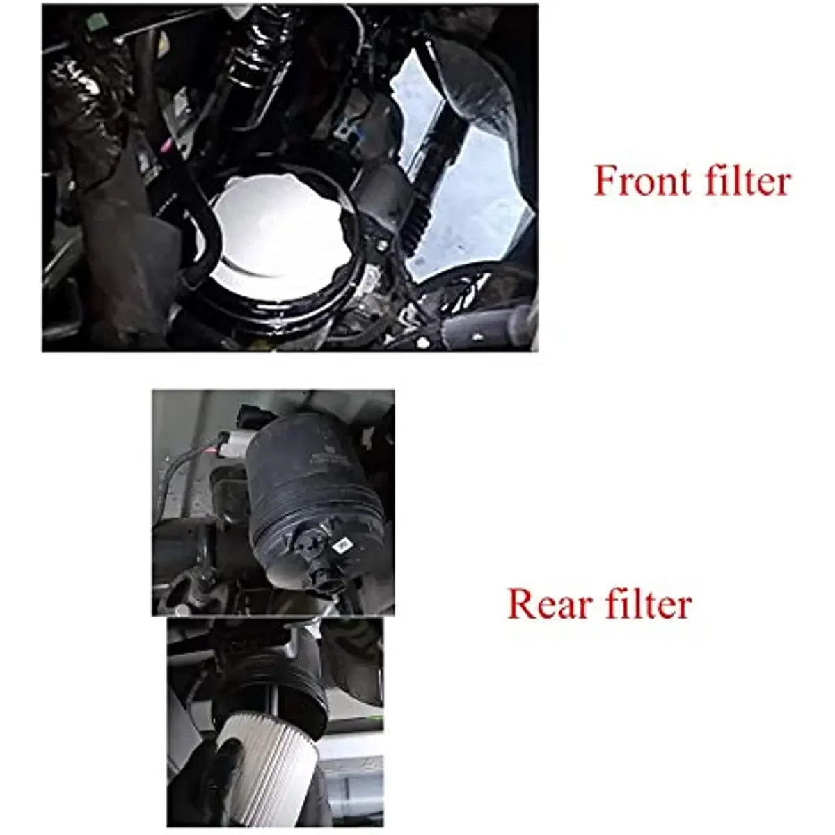 iFJF 68157291AA and 68436631AA Fuel Filter Elements for 2019-2021 Ram 2500 3500 4500 5500 6.7L Diesel Engines 68065608AA PF46152 2