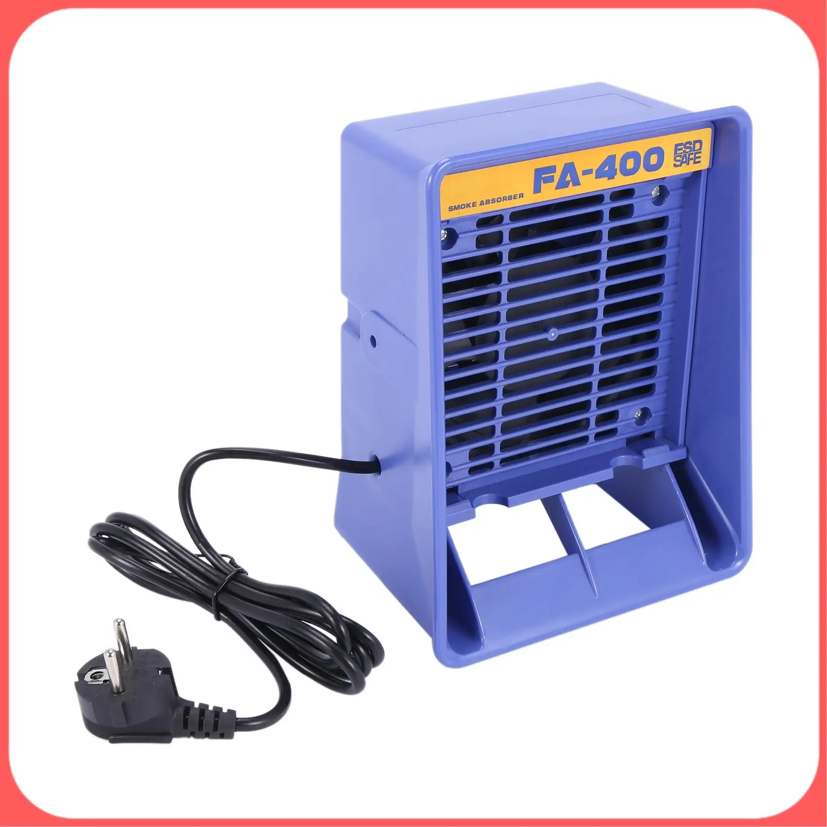 

AA89-220V Fa-400 Поглотитель дыма для припоя, вытяжка ESD, инструмент для курения, с 10 шт. активированной губкой, вилкой европейского стандарта