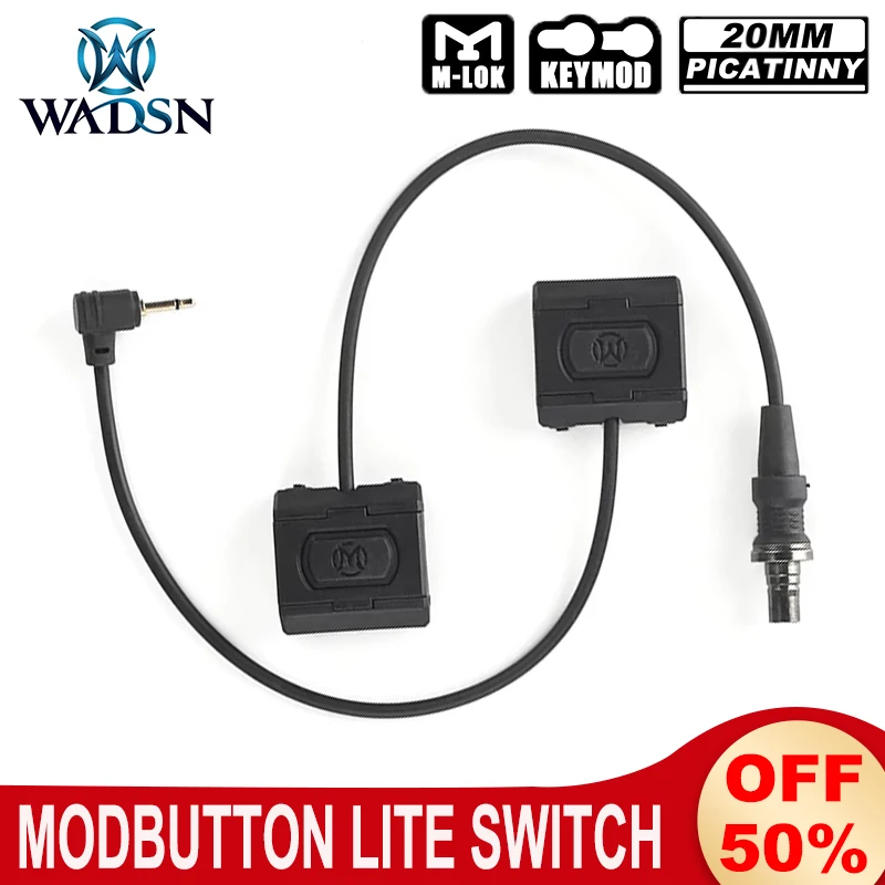 

Surefir M300 M600 Scout Light ModButton Remote Pressure Switch Tactical Hunting Accessory for DBAL NGAL PEQ15 OGL Mlok Keymod