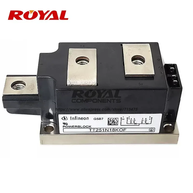 TT251N18KOF TT251N12KOF TT251N14KOF TT251N16KOF وحدة الثايرستور الأصلية الجديدة