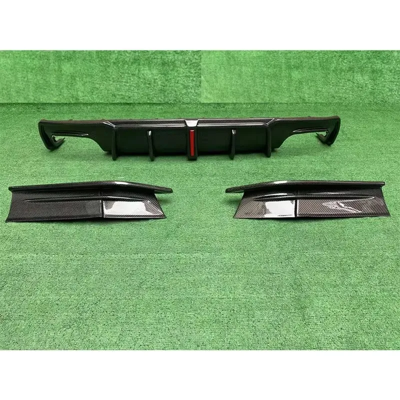 لسيارات BMW 4 Series G26 2021 + ألياف الكربون عودة الشفاه مانع صدمات خلفي للسيارة الناشر الخلفي الخائن سبويلر عودة الشفاه ترقية طقم الجسم