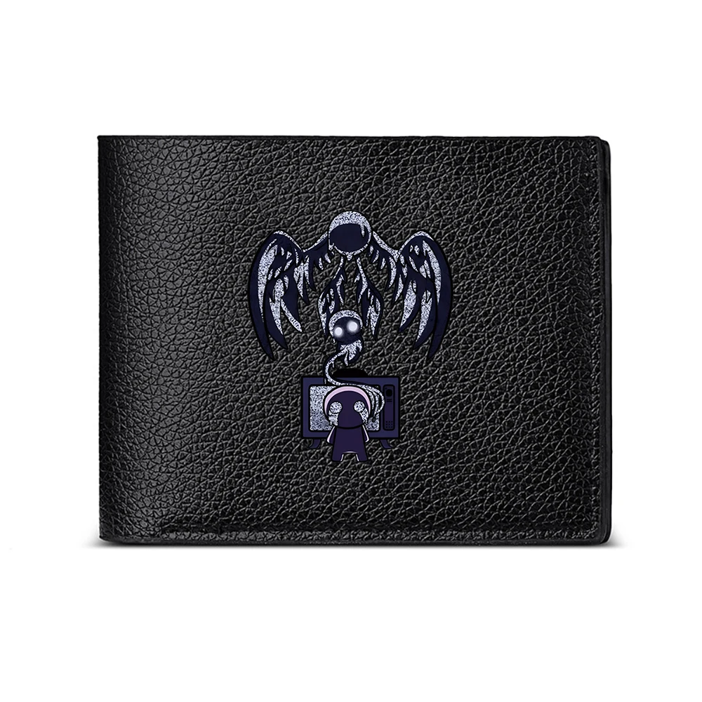 Mythical Bird With Wings And Crown Embroidered Men's Wallet Card Holder Casual Business Fashion Design