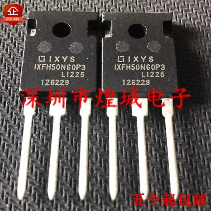 5PCS   IXFH50N60P3   TO-247  600V  50A Brand new in stock, can be purchased directly from Shenzhen Huangcheng Electronics