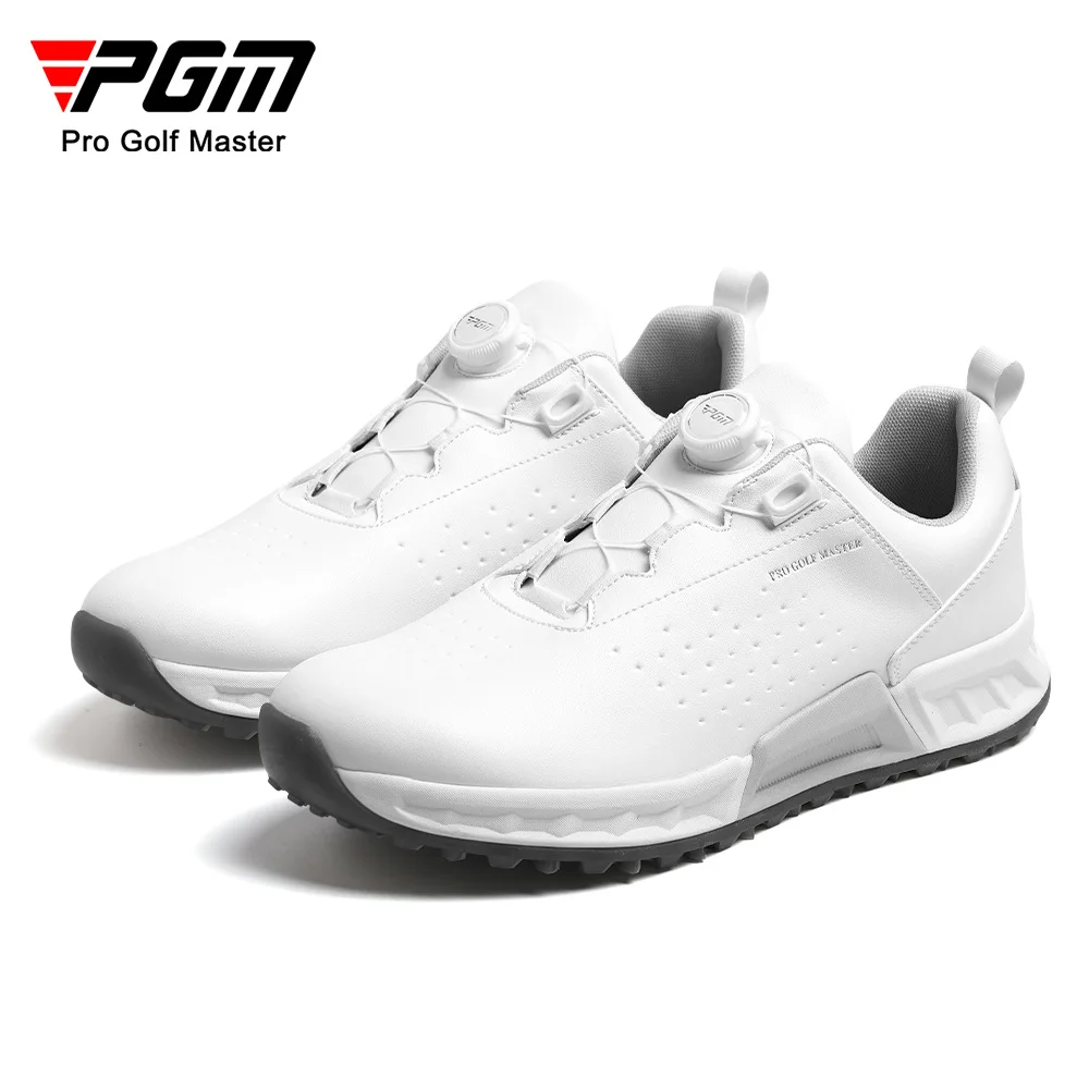 PGM New Men's Golf Shoes - Cushioned, Rebound Sports Shoes for Summer, with Knob Shoelaces and Breathable Design