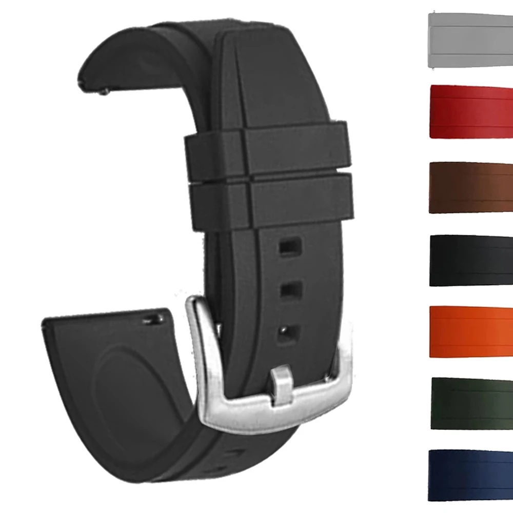 Design Strap 20mm 22mm For Huawei GT 5 4 2 2e 3 Pro Silicone Bracelet For Galaxy watch 7/ 6/4/3/5 pro Garmin Xiaomi Amazfit Band