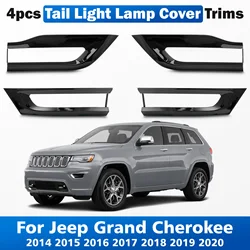 4Pcs/Set Grand Cherokee tailgate taillight trim For 2014-2021 Jeep Grand Cherokee 68220970AA 68220968AA 68219812AA 68219813AA