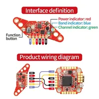 HGLRC Zeus Nano VTX 350mW 5.8Ghz 40C Built-in Mic 16 20 25.5mm Hole for RC FPV Racing Drone