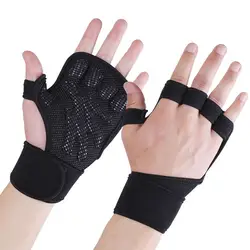 Sports Weight Lifting Workout Gloves With Wrist Wraps For Men Women Fitness Gloves For Gym Training Hand Support Weightlifting