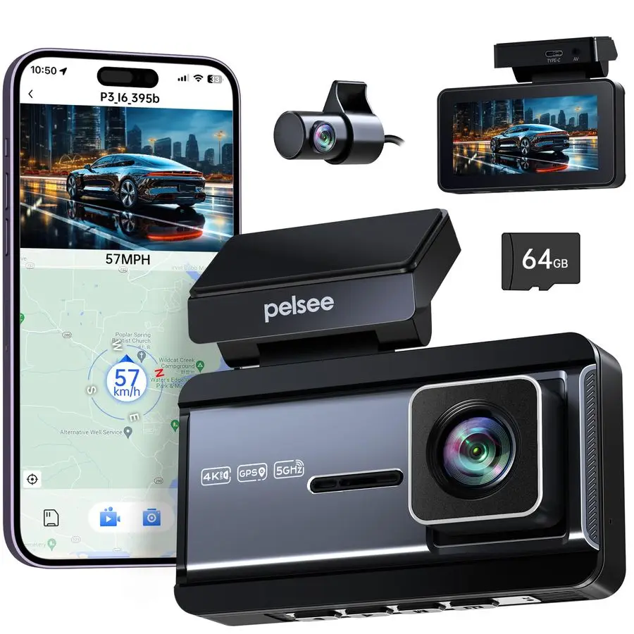 P3 4K Dash Cam Fron…