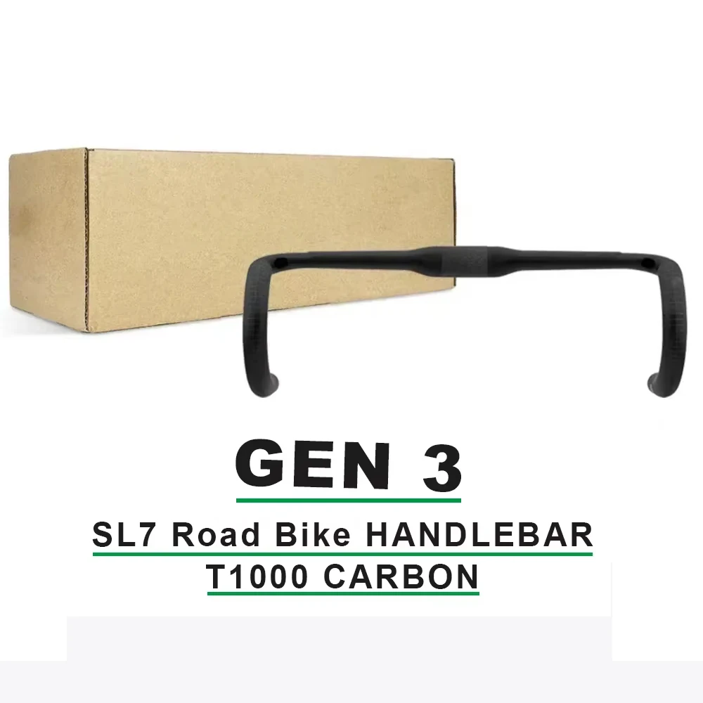 

GEN3 Rapide Road Bike Handlebar FOR SL7 Road Bike T1000 Carbon Fiber 31.8MM DI2 EPS Flare 2 Degree Cockpit Bike Accessorie