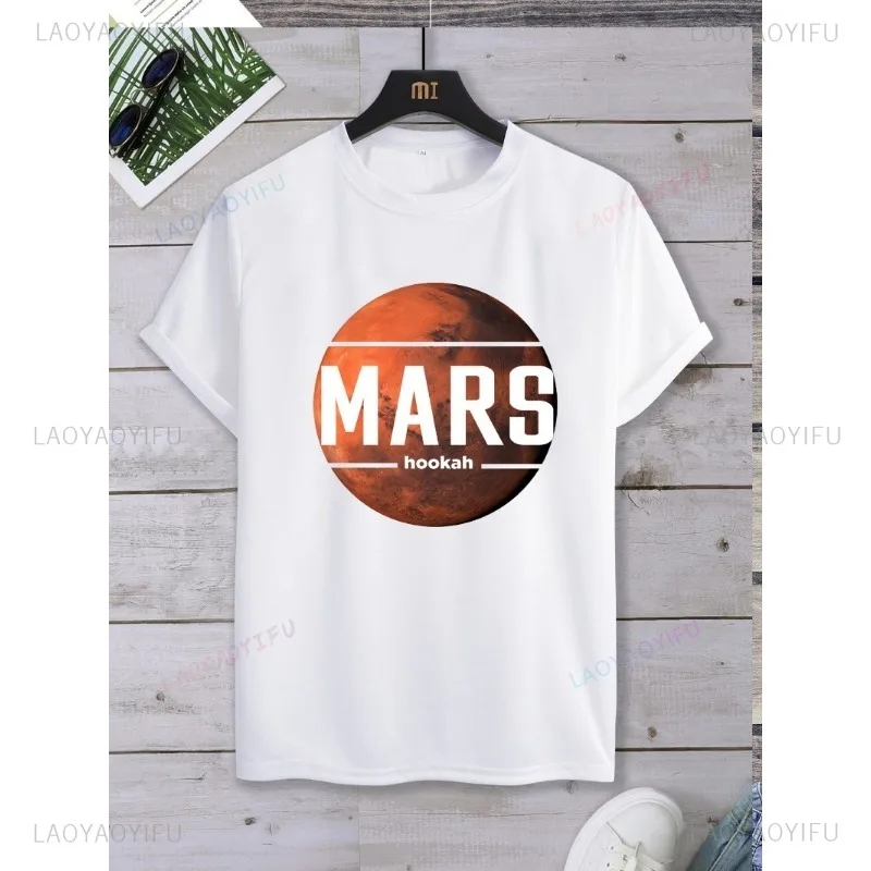 Casual Classic New Arrival Spacex T Shirt  Fashion Personality Creative Printed T-shirt Top   Male Short-sleev