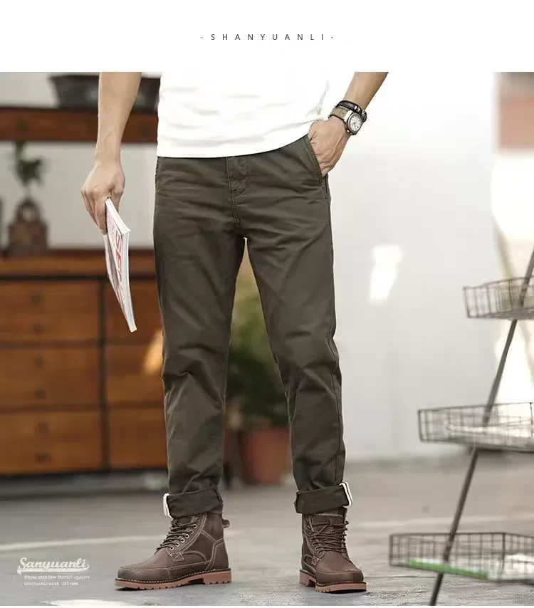 Men Work Wear Cargo Pants Casual Men\'s Tactical Pants Men Baggy Pants Korean Reviews Many Clothes Male Trousers Workwear