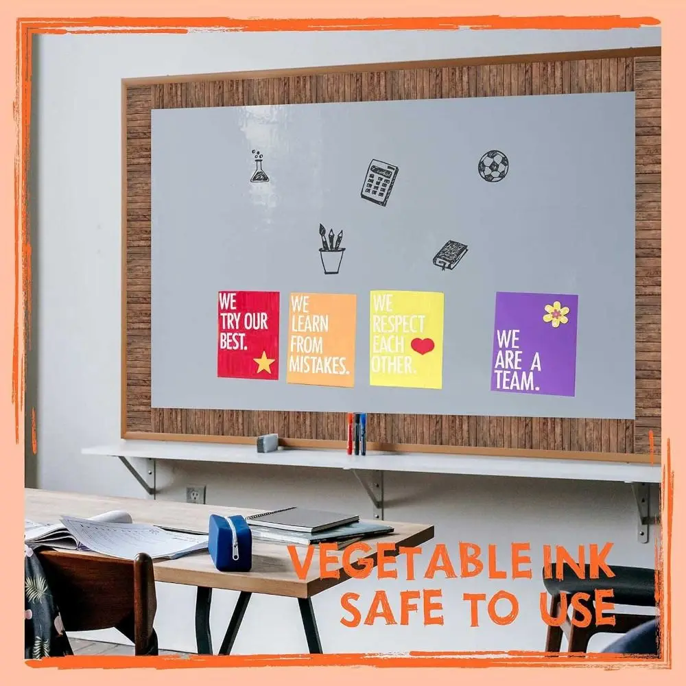 Self Adhesive Chalkboard Bulletin Board Border Seashells waterproof Border Classroom Decors 7cm Paper Border Trim Sticker