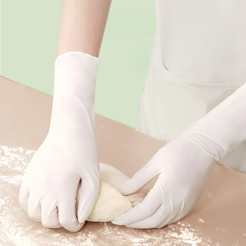 Food grade disposable gloves, special for Ding Qing kneading noodles, non-stick baking, dishwashing, housework, kitchen cleaning