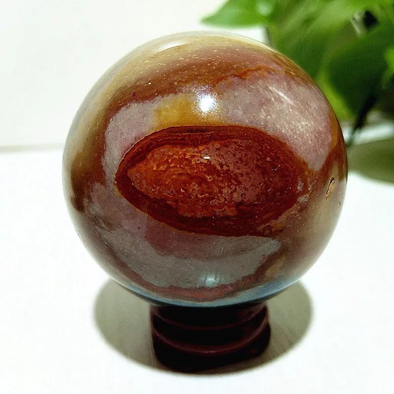 

Natural Crystal Pretty Ocean Stone Ball Magical Meditation Energy Spirit Exorcism Feng Shui Crystal Room Decoration