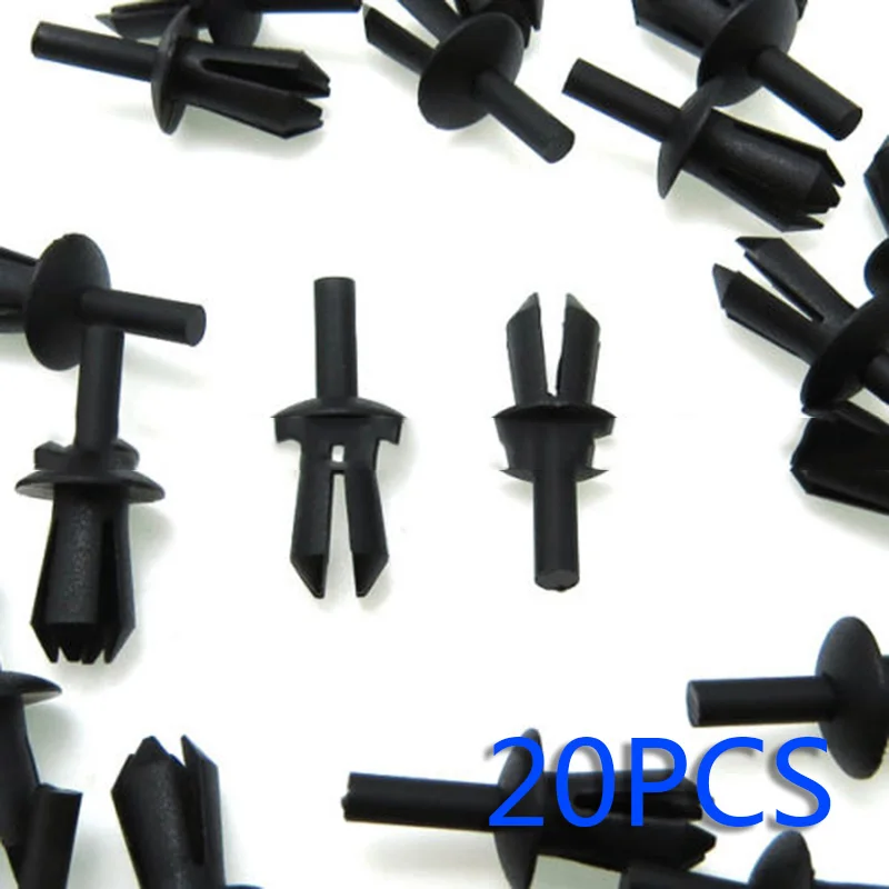 20pcs/set Car Fender Liner Rivet Expanding Clip Interior Replacement Accessories For BMW E12 E28 E30 E34 E36 E39 E46 E60 E6