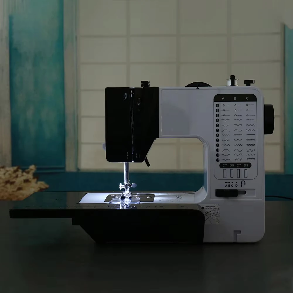 UFR-738A Portable Mini Sewing Machine 38 Stitches With Winding Handy Replaceable Presser Foot Start Button Electrec With Pedal - Image 6