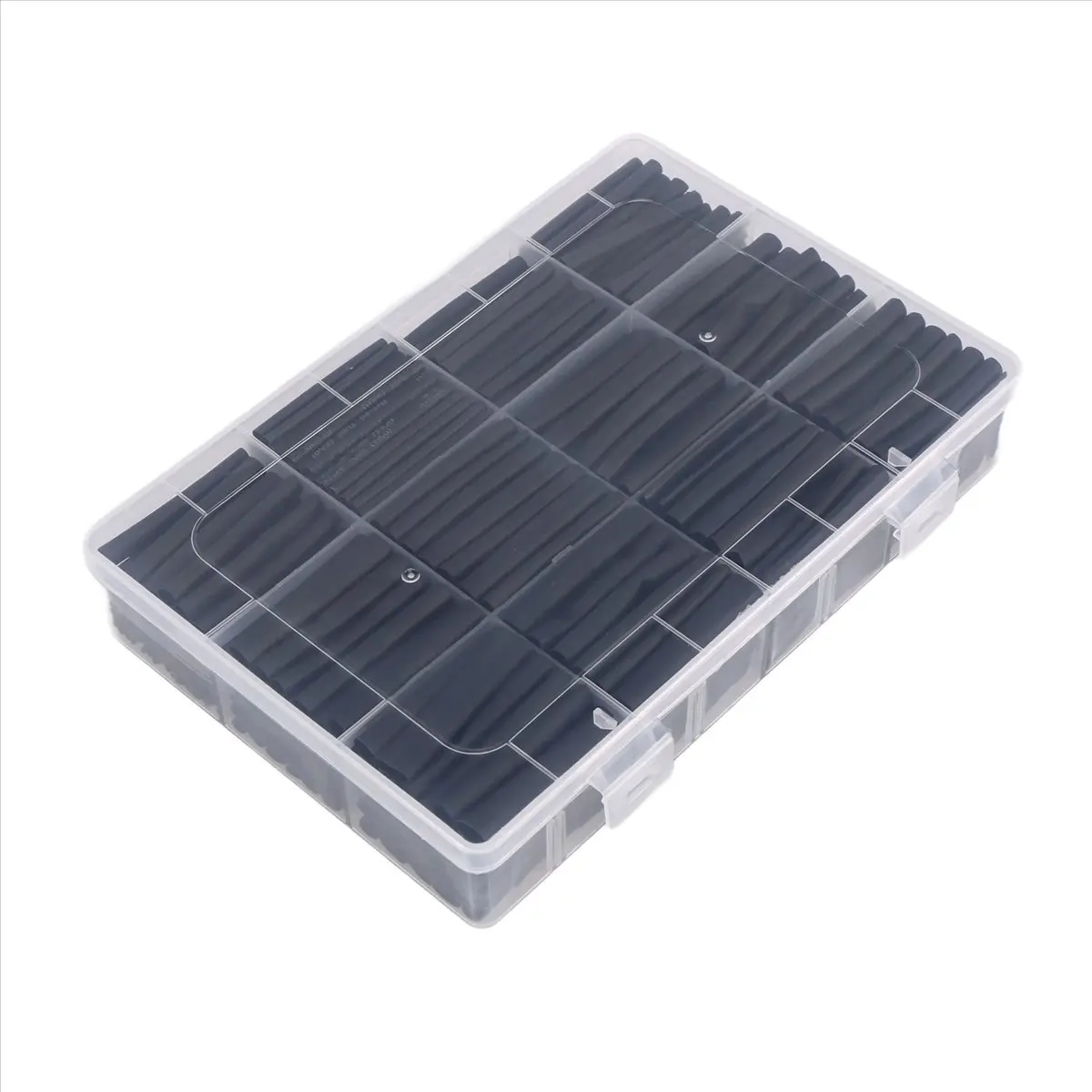 A45I 625Pcs Heat Shrink Tubing Kit Heat Shrink Tubes Wire Wrap Ratio 2:1 Electrical Cable Sleeve Assortment with Storage Case
