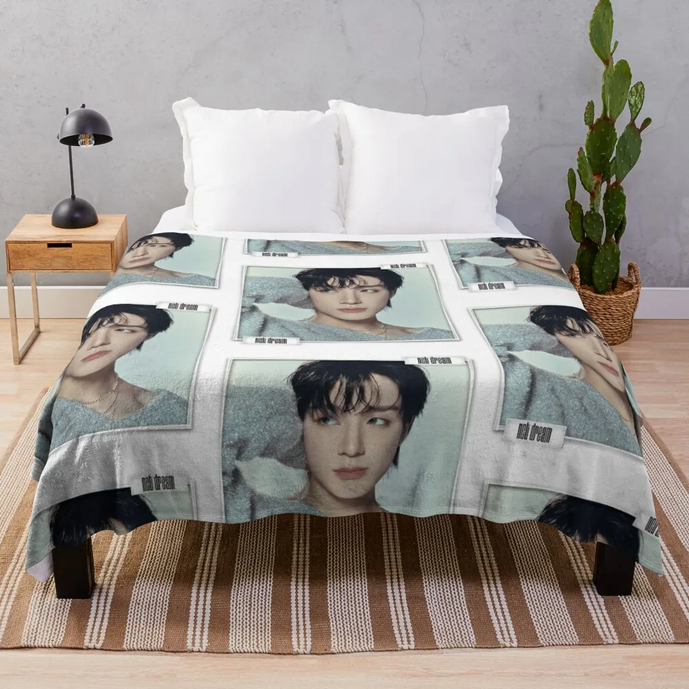 NCT Dream - Jeno Throw Blanket Bed heavy to sleep Blankets