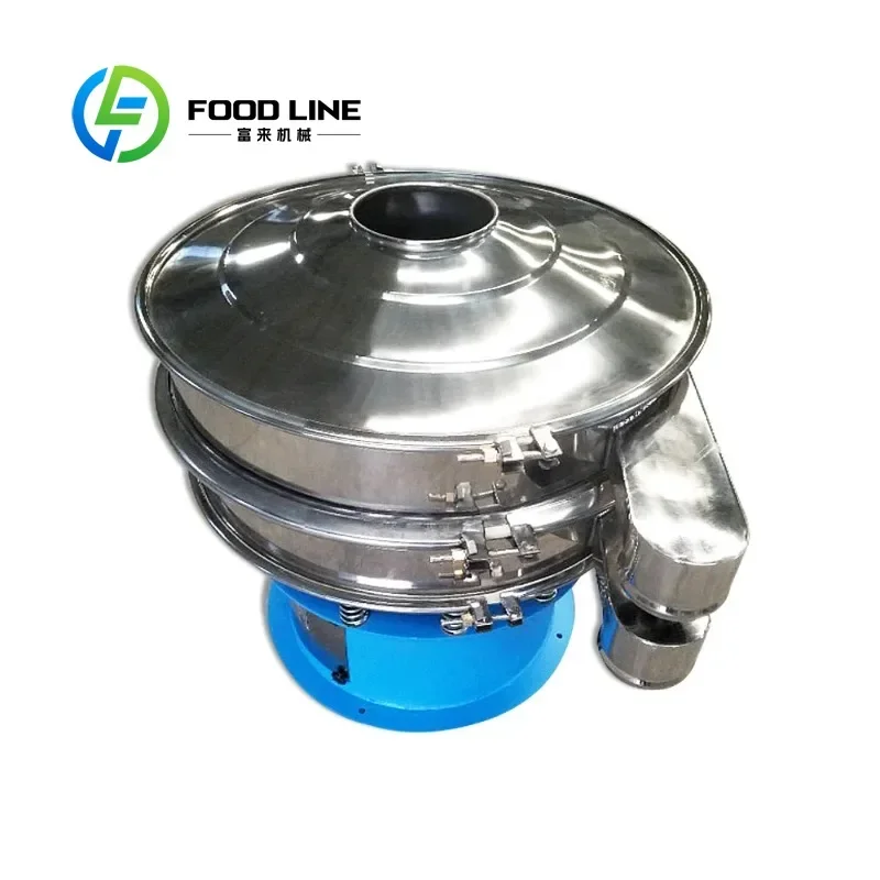 Customized Mining Vibrating Screen 5-50mm Aperture Flour Sieving Machine With Quality Engine Core Parts