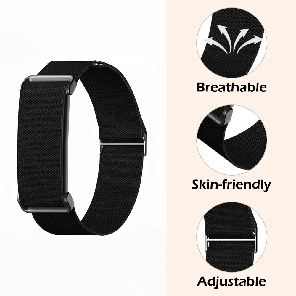 Metal Protective Case Nylon Strap for Google Fitbit Air Ultra-Slim Breathable Quick Release Replacement Wrist Band Fitbit Air
