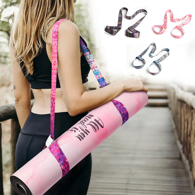 

Yoga Mat Strap Belt Adjustable Sports Sling Shoulder Carry Exercise Strap Belt