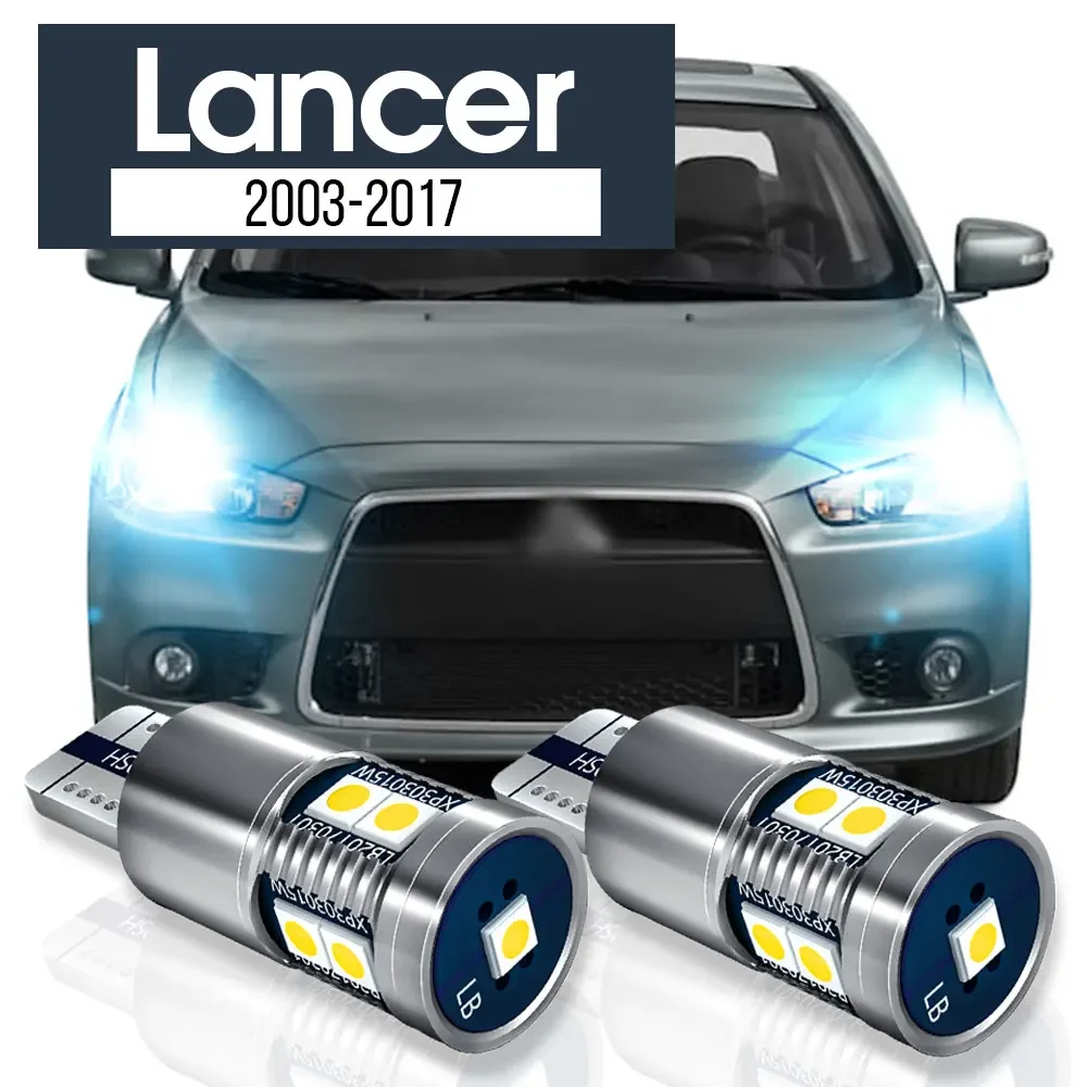 

LED 주차 조명 클리어건스 램프 potp세서리 Canbus, 미רי비시 랜서 2003-2017 2008 2009 2010 2011 2012 2013 2014 2015, 2 미 инвали