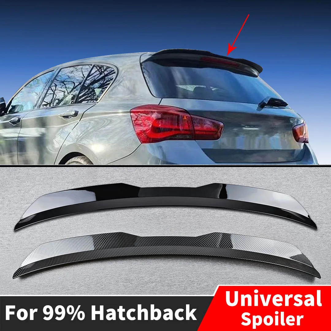 

99cm Universal Rear Trunk Spoiler Roof Wing Sport Air Dam Deflector For 99% Hatchback Car Tuning Accessories Audi A3 RS3 VW Golf