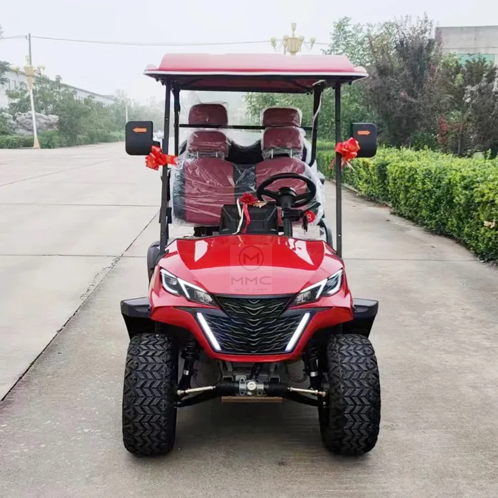 2+2 seat Lithium Battery Golf Cart Adults Scooter 48V 60V 4000W 4+2 Seat Electric Golf Car