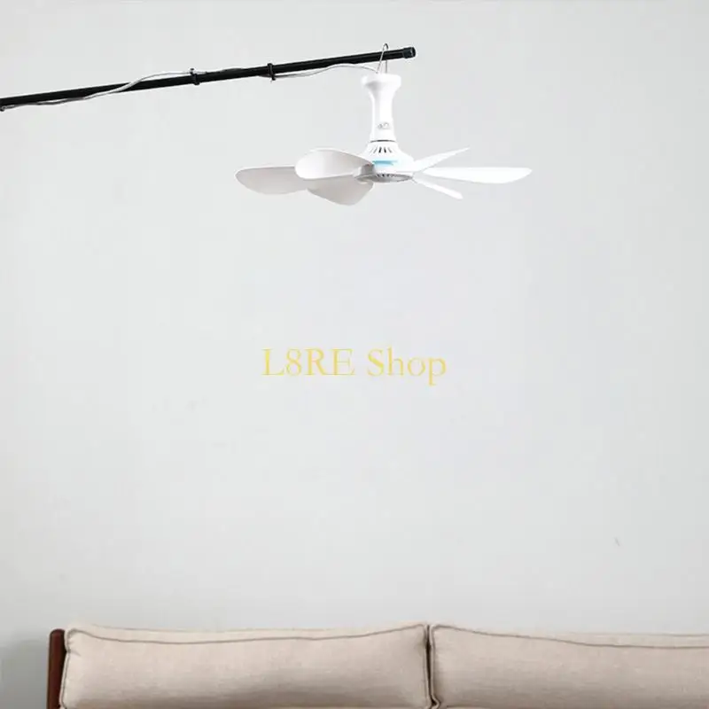 L8RE 42.5cm 직경 220V 10W 침실 기숙사 주택을위한 팬 미니 천장 선풍