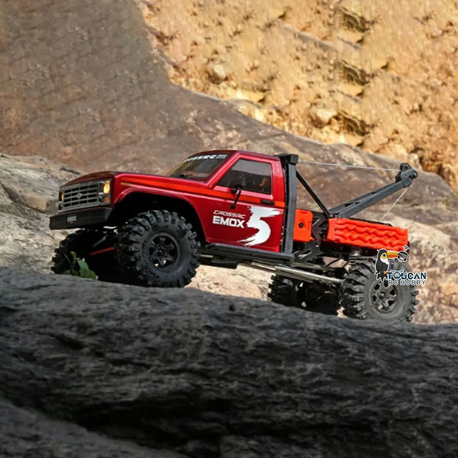 

Toys CORSSRC EMO X5 1/8 RC Rock Crawler AWD Radio Controlled Off Road Car Cross-country Vehicle FUSION 8IGHT FOC Brushless Motor