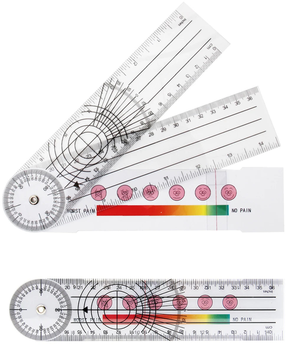 orthopedics department rule Joint Angle ruler Pain scale VAS for doctor and students use